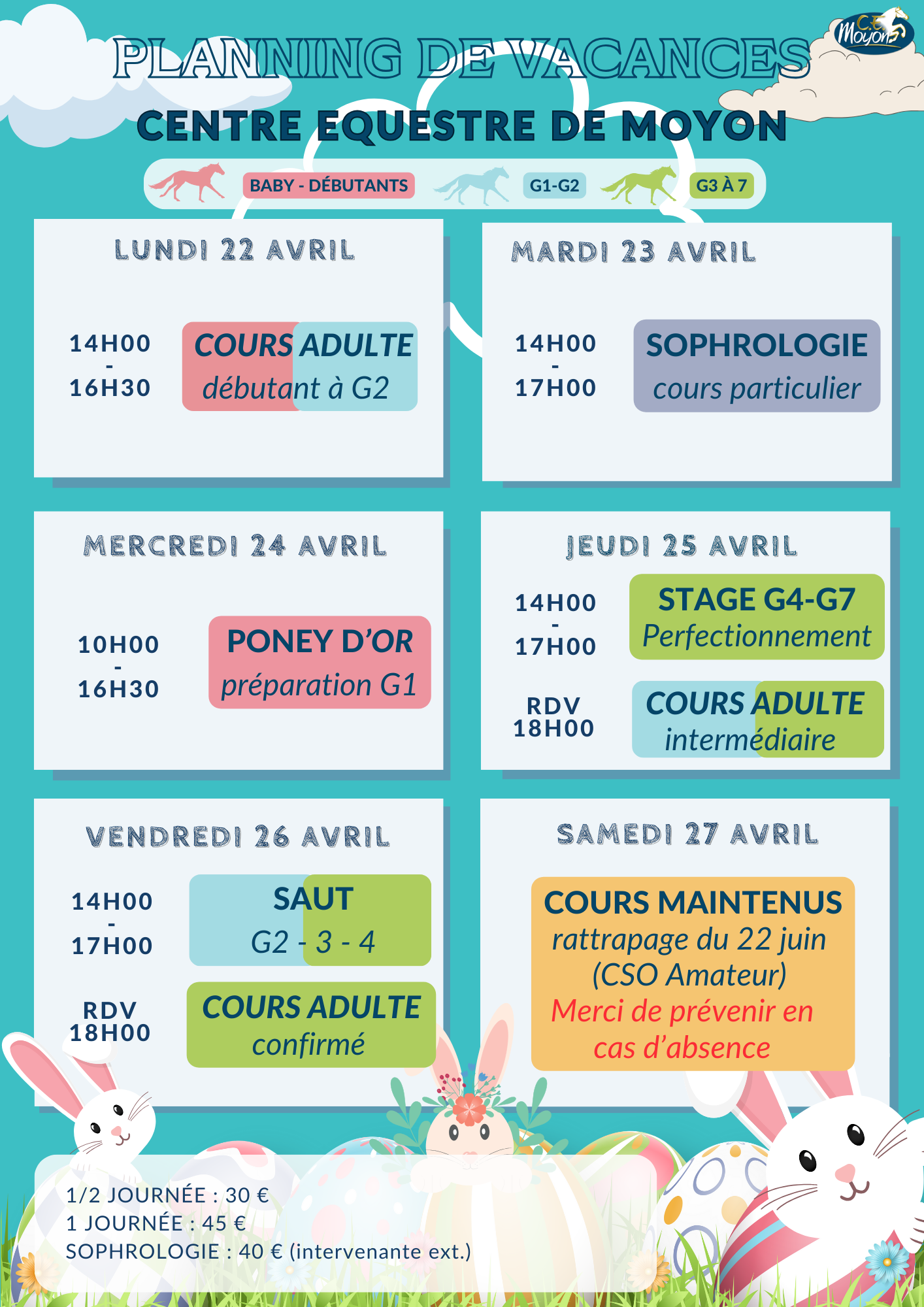 Moyon Equitation - Centre Equestre - Poney club - Saint-Lo - Manche