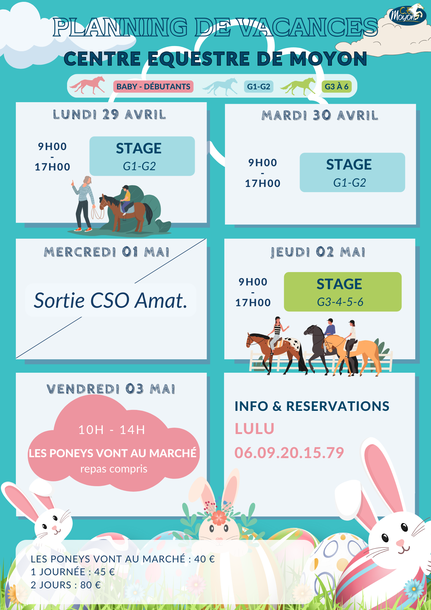 Moyon Equitation - Centre Equestre - Poney club - Saint-Lo - Manche