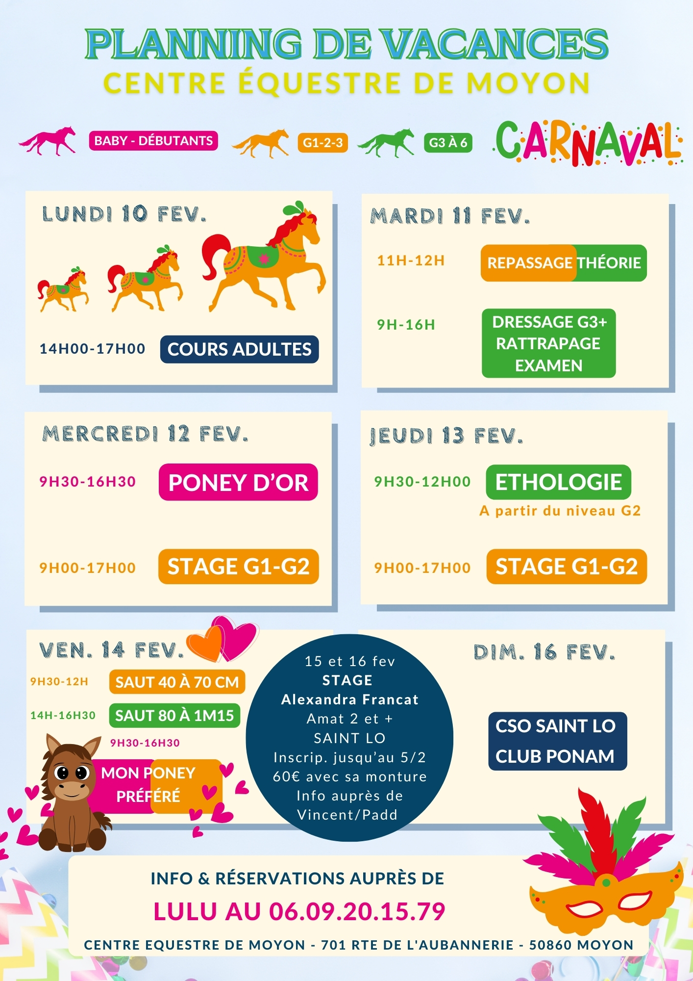 Moyon Equitation - Centre Equestre - Poney club - Saint-Lo - Manche
